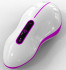 Бело-розовый вибростимулятор Mouse 