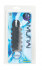 Дымчатая стимулирующая насадка с закрытой головкой SAMURAI PENIS SLEEVE BLACK - 14,5 см.