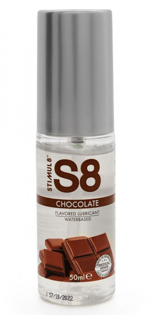 Смазка на водной основе S8 Flavored Lube со вкусом шоколада - 50 мл.