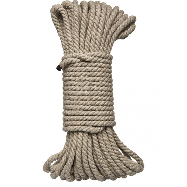 Бондажная пеньковая верёвка Kink Bind & Tie Hemp Bondage Rope 50 Ft - 15 м.