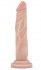 Телесный фаллоимитатор без мошонки с присоской Dr. Skin Realistic Cock Basic 7.5 - 19 см.