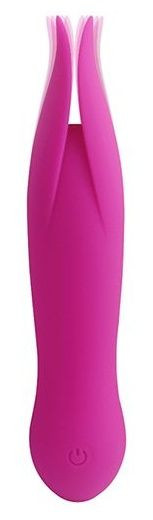 Розовый клиторальный вибростимулятор LITTLE SECRET - 16,5 см.