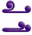 Уникальный фиолетовый вибромассажер-улитка для двойной стимуляции Snail Vibe