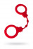 Красные силиконовые наручники  Штучки-дрючки 